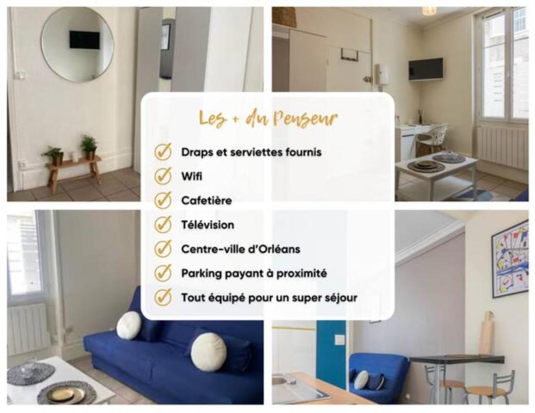 Le Penseur Studio Apartment Orleans Exterior photo